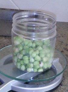 Cleaned Nasturtium seeds