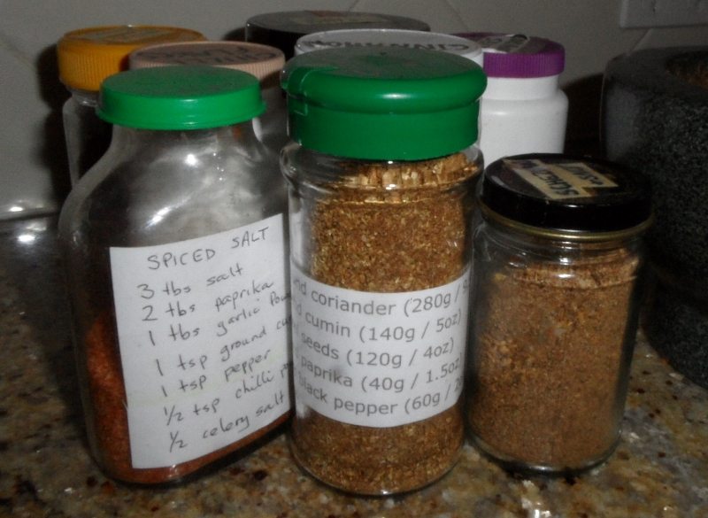 Spice mixes are so easy to have prepared.