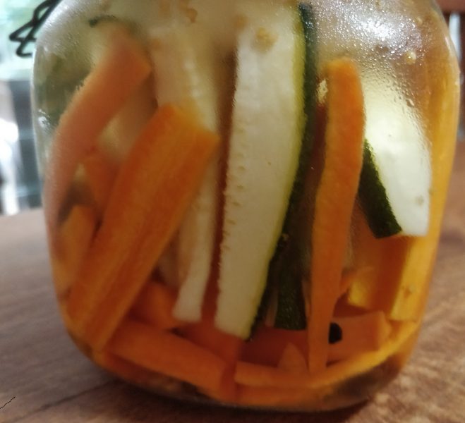 Pickled Carrot and Zucchini