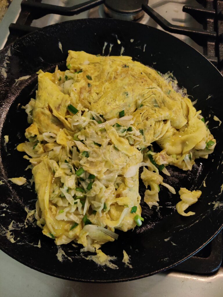 Lettuce Omelette