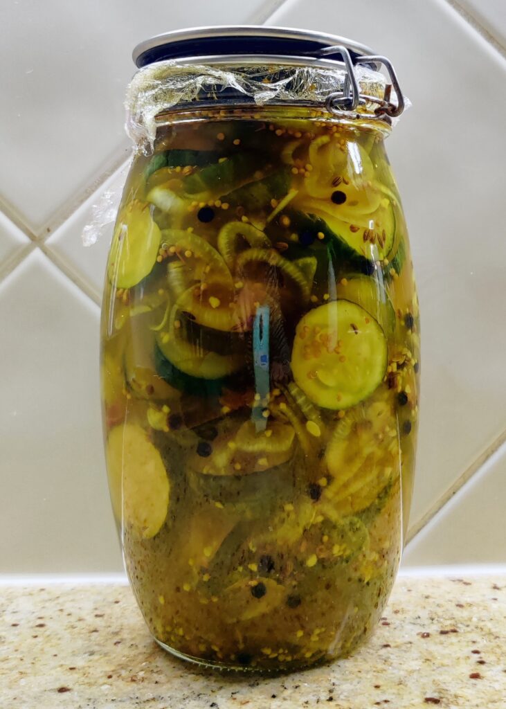 Bread and butter pickles