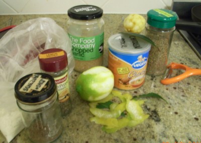 Lemon Chicken ingredients