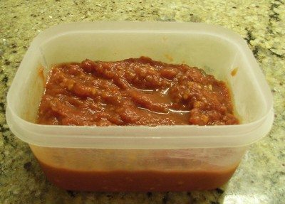 Home made passata - can be frozen